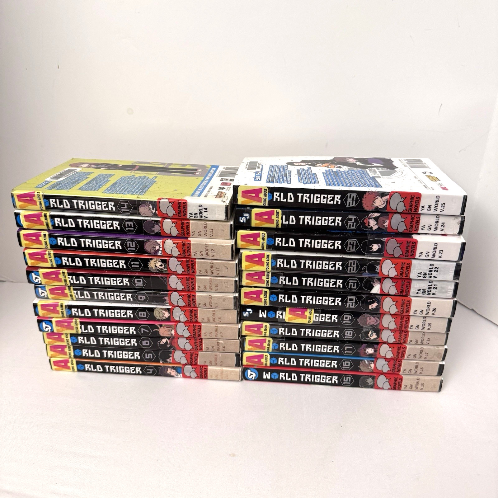World Trigger Manga Set Vol. Copertina morbida inglese 4-25 VIZ Media
