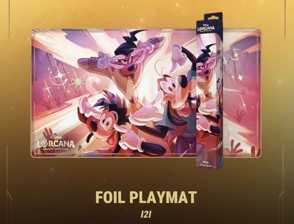 Disney Lorcana | Tappetino in Foil Esclusivo Parchi Disney Film Pippo