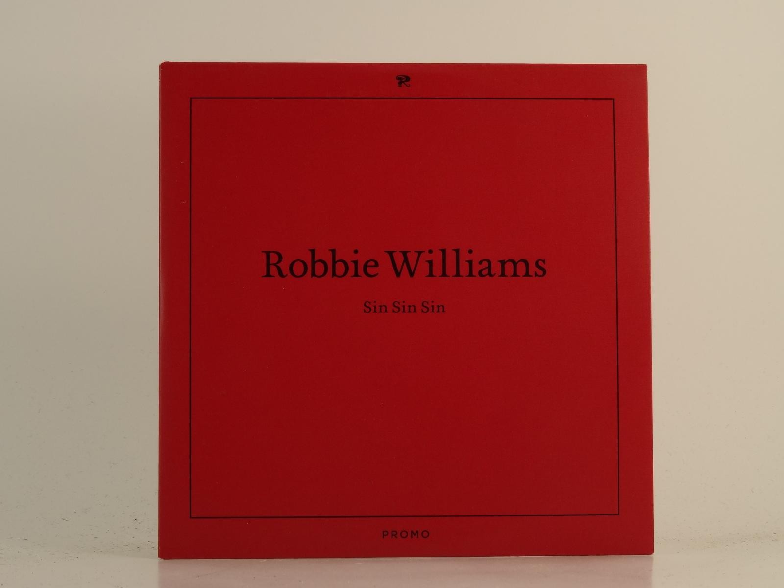 ROBBIE WILLIAMS SIN SIN SIN (H1) 2 Track Promo CD Single including Card Sleeve C
