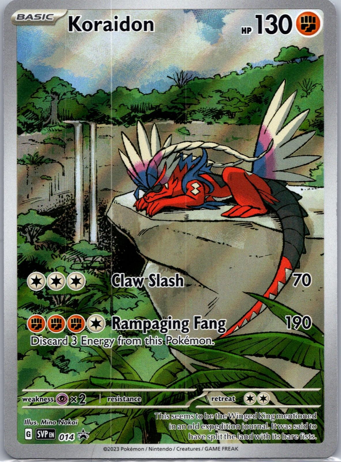 Koraidon 014 Holo Promo Scarlet & Violet Promo Pokemon Near Mint