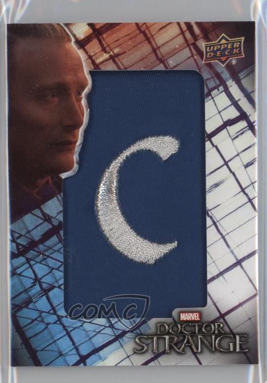 2016 Upper Deck Marvel Doctor Strange Lettermen Mads Mikkelsen #LPMM-3 Patch ip5