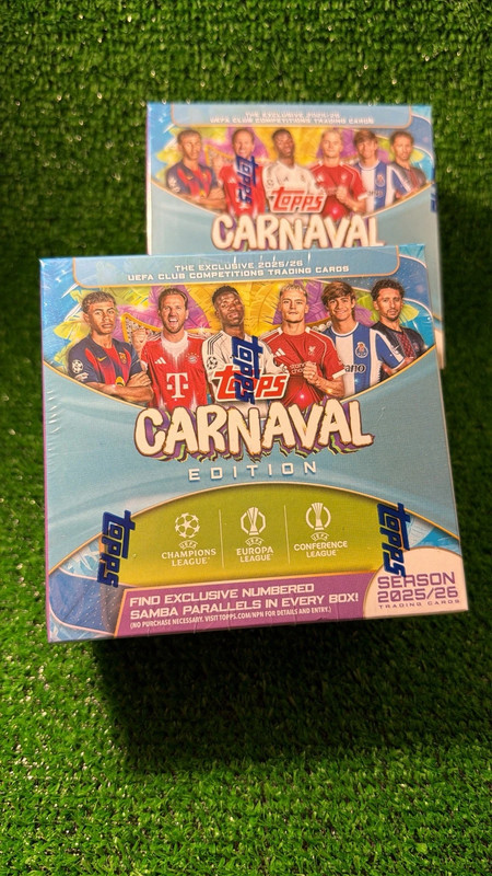 Topps Carnaval Edition 2025/26 UEFA Factory Sealed Box Sellada
