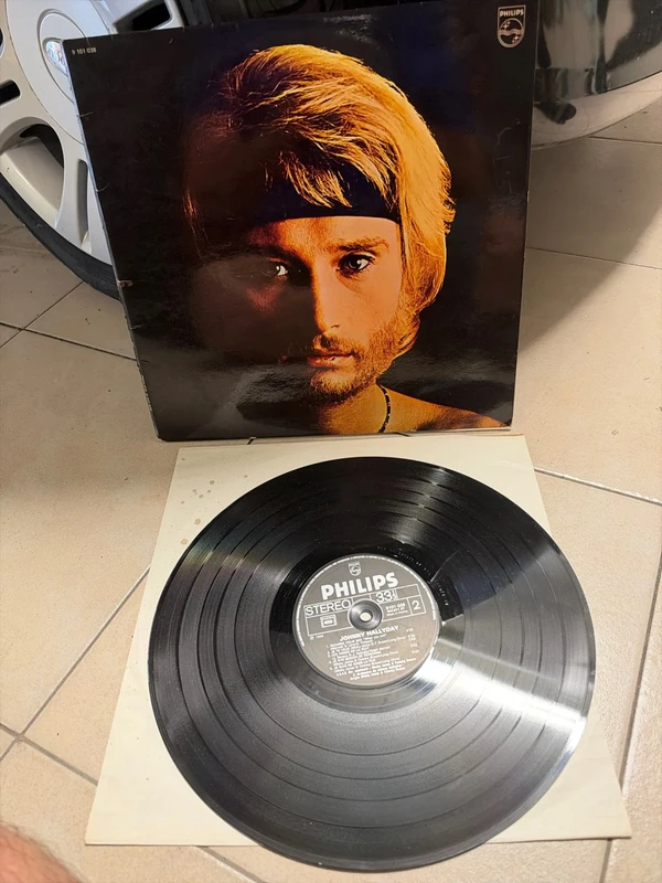 Disque vinyle jhonny Hallyday