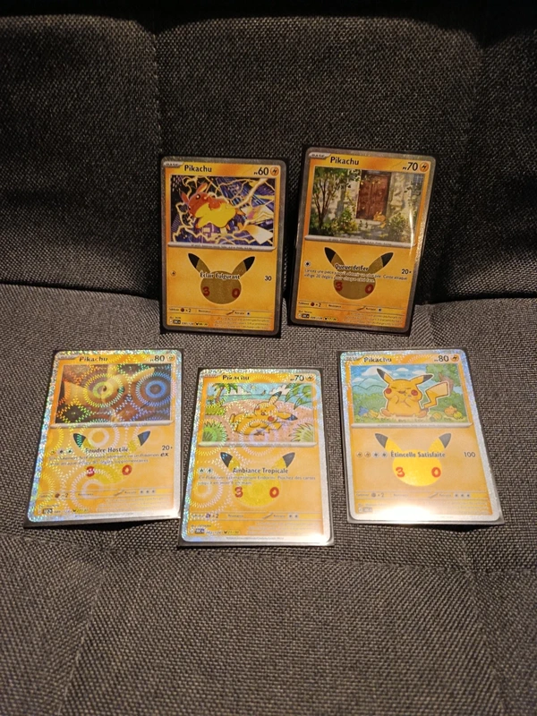 Carte pokémon 30 ans
