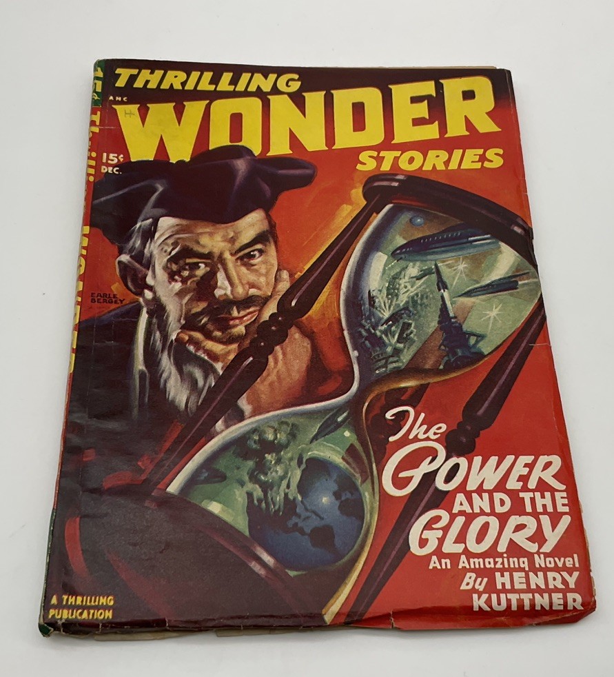 THRILLING WONDER STORIES dicembre 1947 storia di Bergey Ray Bradbury 