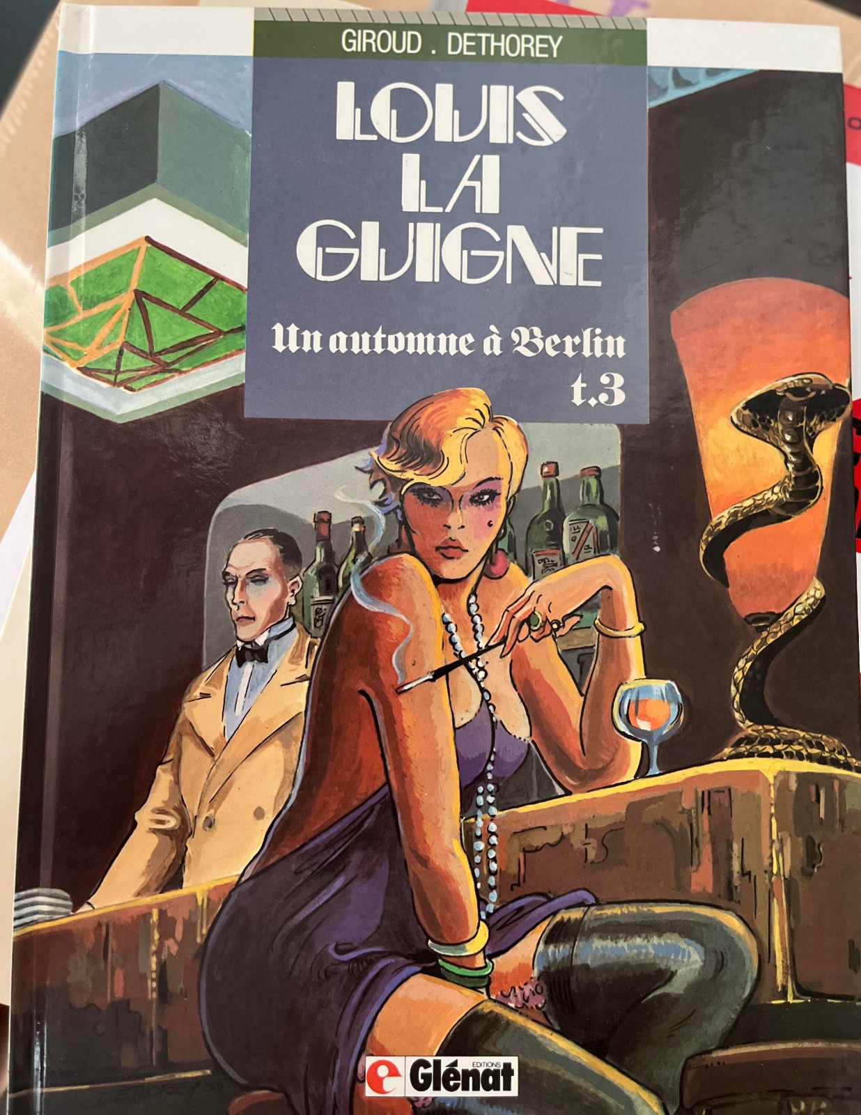 T 3 LOUIS LA GUIGNE Un automne à Berlin 1985 Dethorey Giroux Réédition Glénat