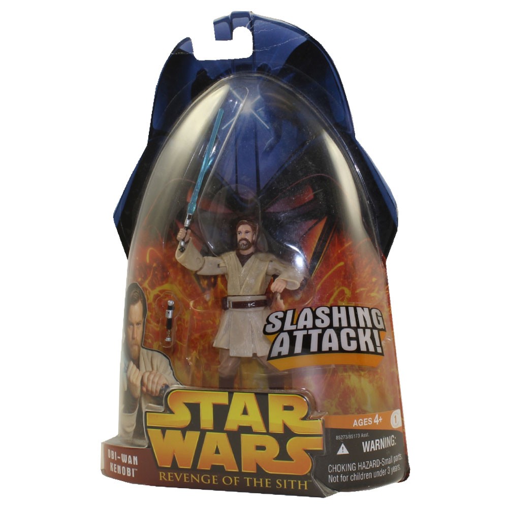 Star Wars La Vendetta dei Sith Personaggi Base Obi-Wan Kenobi Attacco Slashante #01