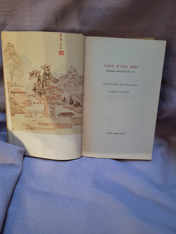 Libro Chin ping mei  anno 1955 i millenni 29 einaudi romanzo cinede secolo XVI