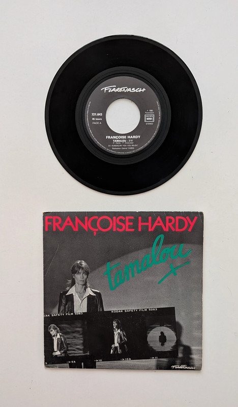 Françoise Hardy - Tamalou - Disque vinyle 45 tours