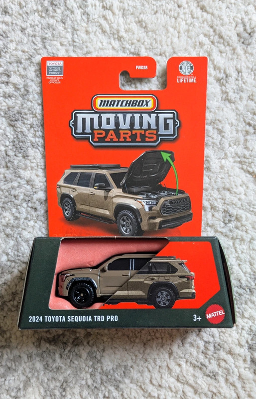 Toyota Sequoia TRD Pro Matchbox Moving Parts