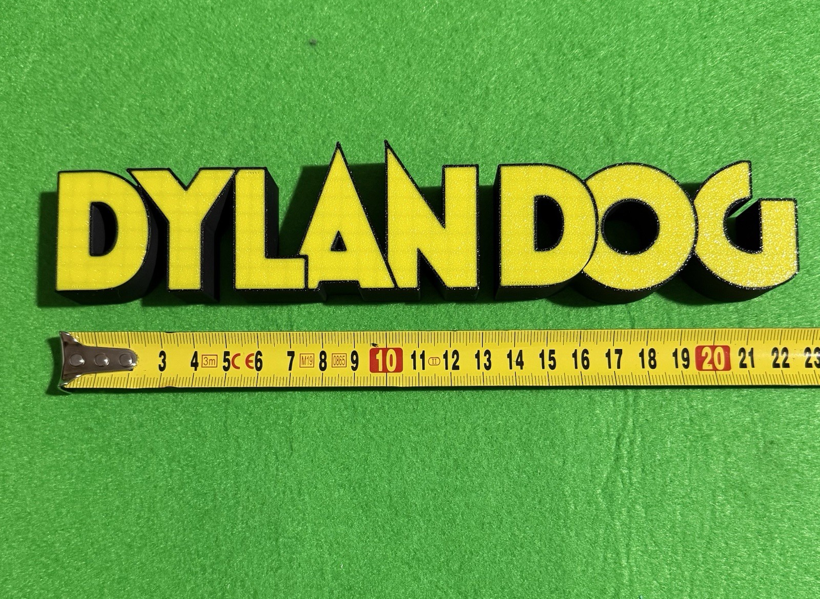 Dylan Dog Scritta/Insegna con Logo "DYLAN DOG" Personaggio Serie Dylan Dog