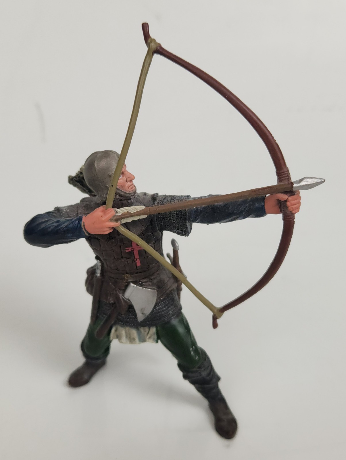BBI Blue Box Guerrieri del Mondo Medievale Arco Lungo Arciere Figura (2004)
