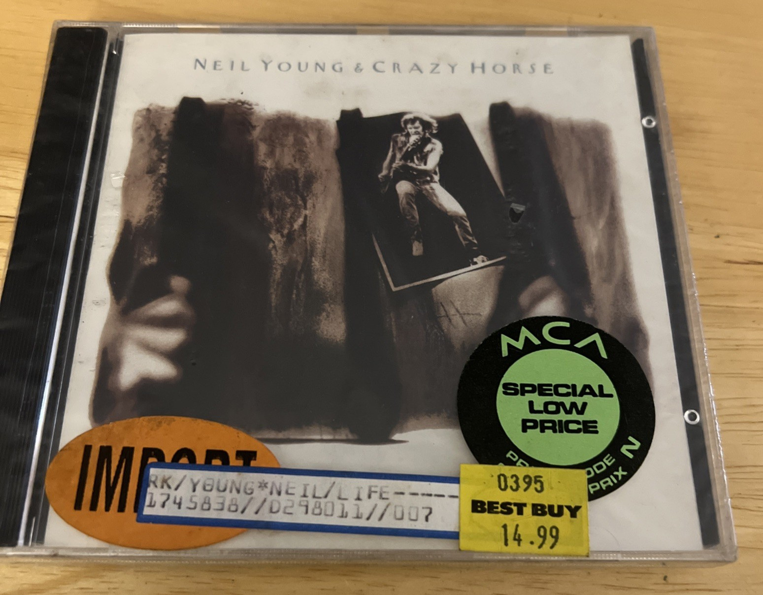 Neil Young & Crazy Horse Life CD New Sealed Import Hype Sticker Canada Fast Ship