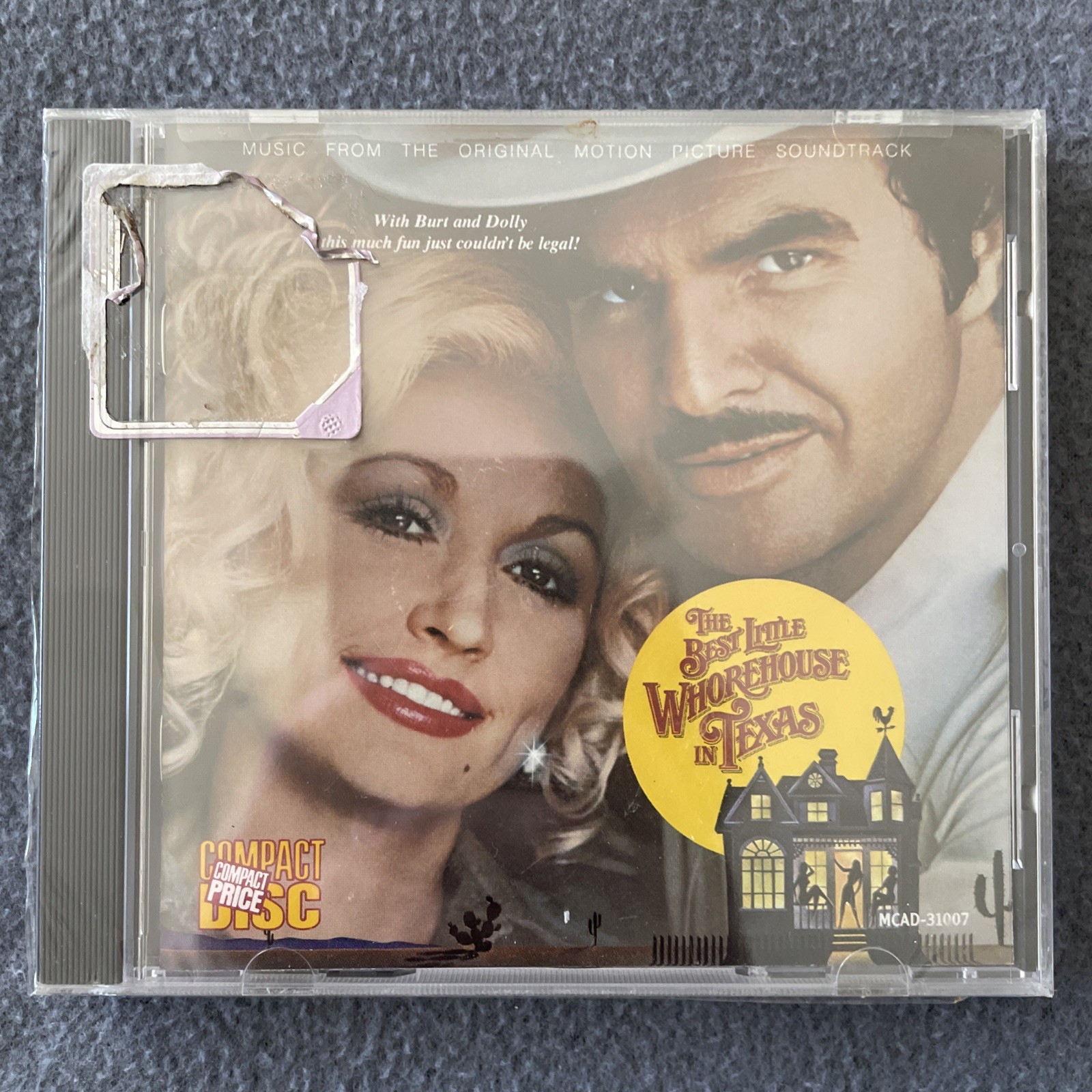 VINTAGE Dolly Parton CD Best Little Whorehouse In Texas Soundtrack Album New