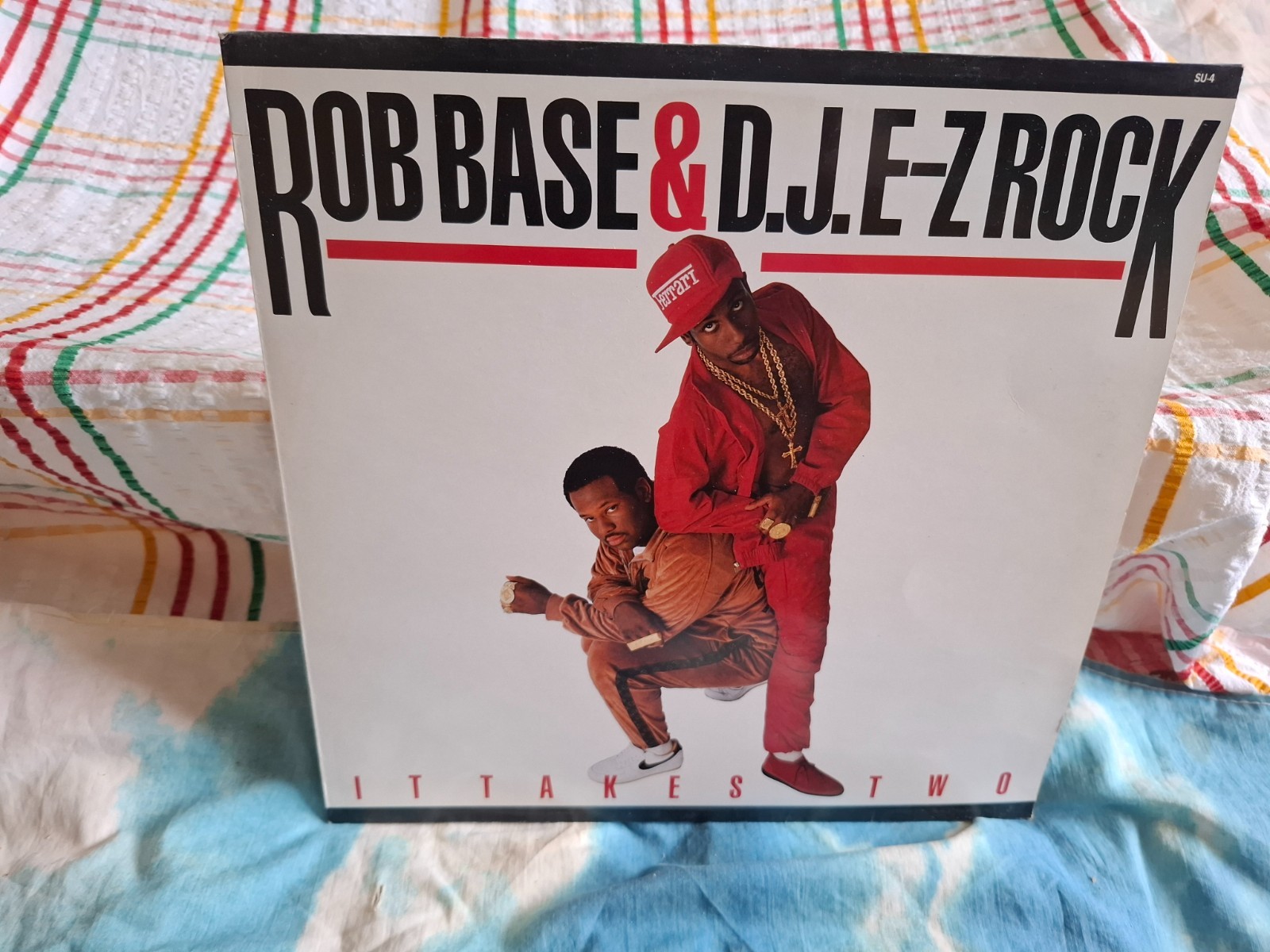 Rob Base & DJ E-Z Rock - It Takes Two VG+ UK Vinyl LP Record Album SU-4