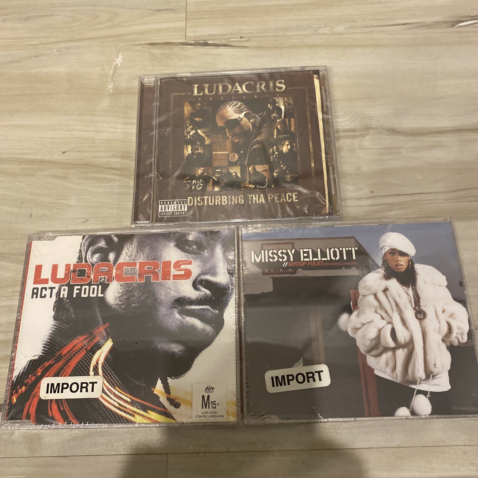 Ludacris NEW CD LOT Disturbing tha Peace Act A fool Import Gossip Folks Import