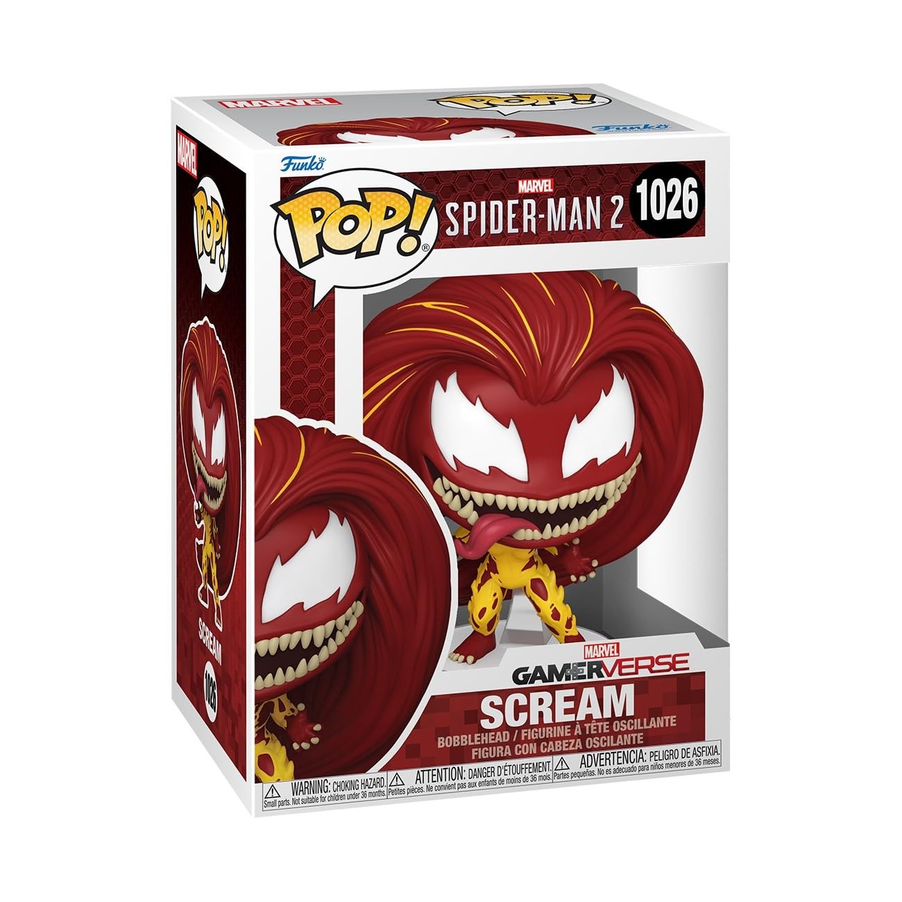 Funko POP! Games: SM2VG - Scream - SCREAM - Spider-man 2 Video Game rZN9