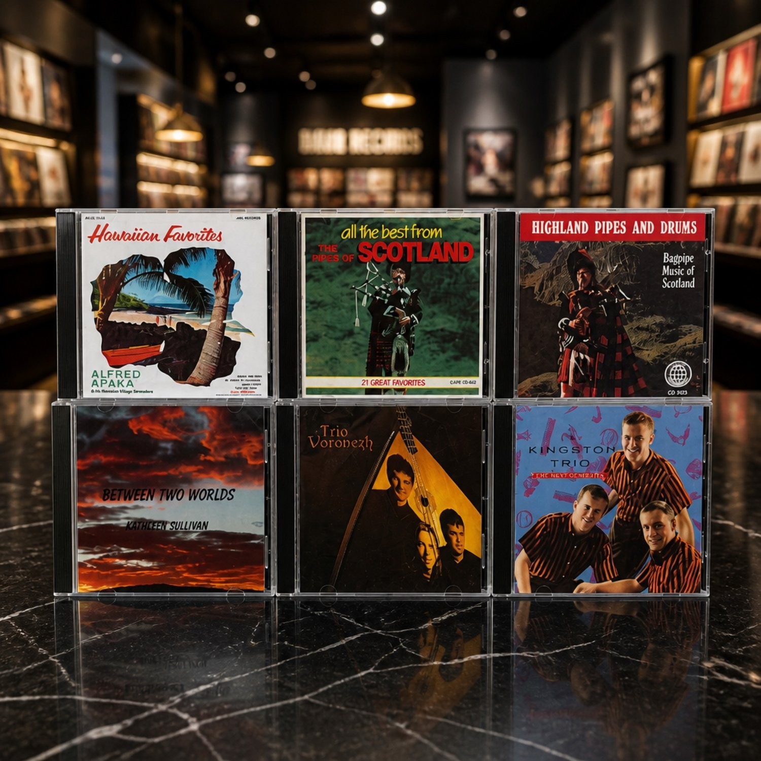 Mixed World Music & Folk Collection CD 1980s-1990s