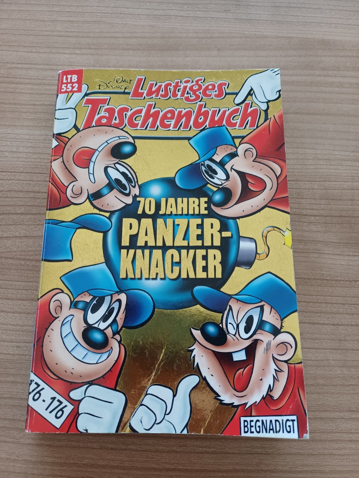 Divertente libro tascabile LTB 552 70 anni Panzerknacker