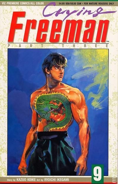 Crying Freeman Parte 3 #9 VF 1992 Immagine Stock