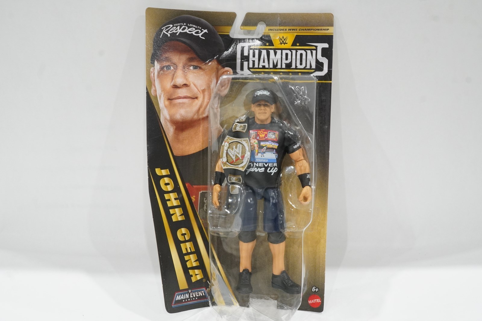 Mattel - Modellino WWE Champions Main Event Series John Cena 6" NUOVO NUOVO CON SCATOLA