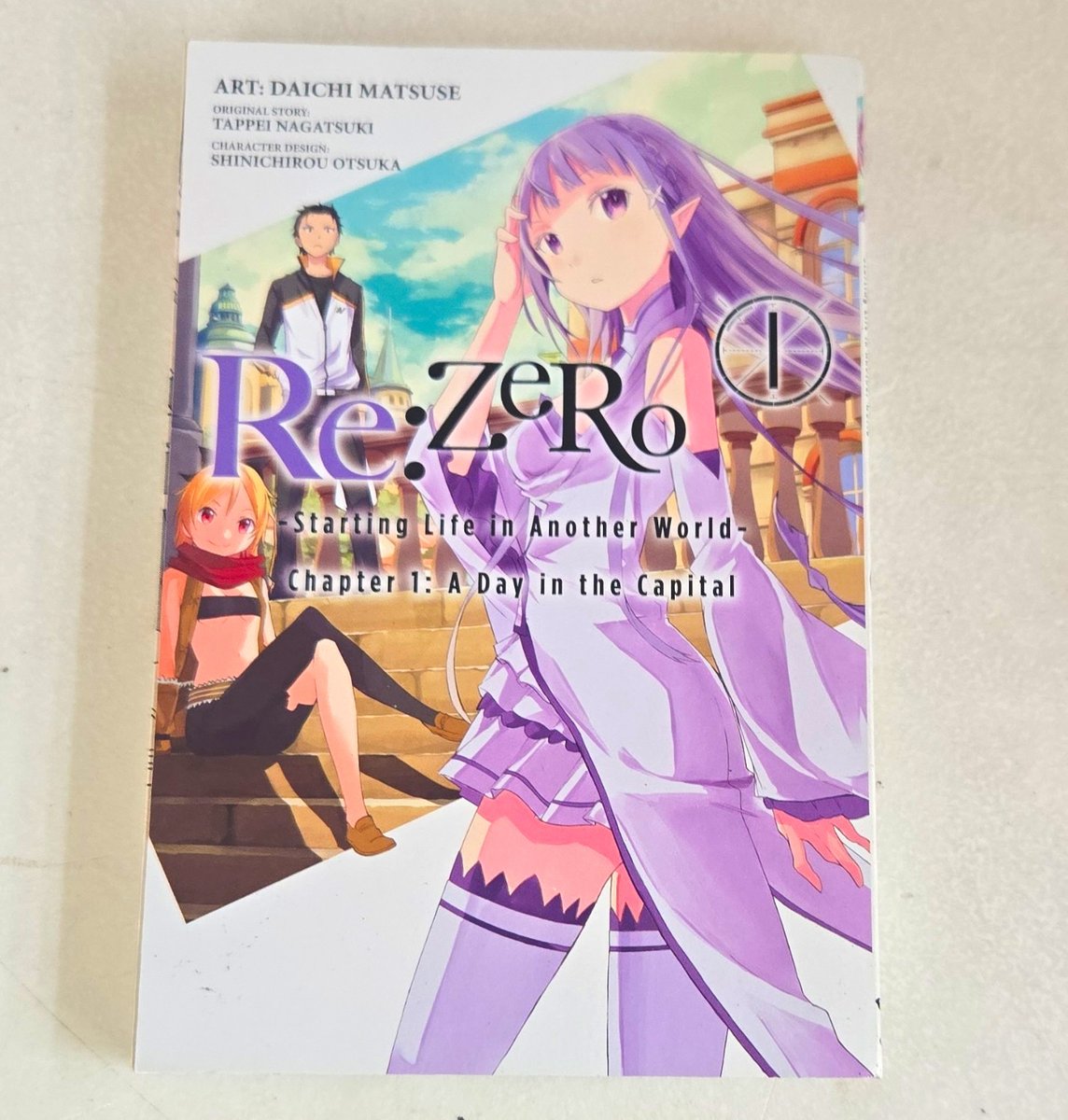 Re:Zero Capitolo 1: Un Giorno nella Capitale Manga Numero #1 1° Edizione SC Inglese