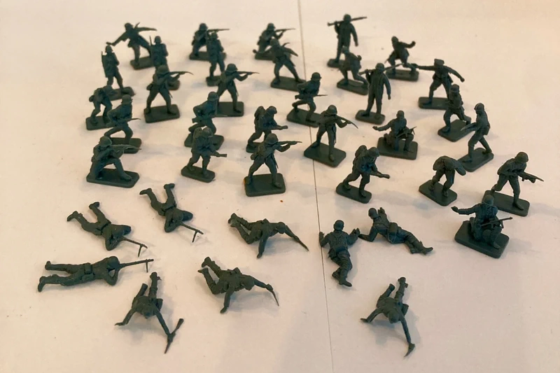 Airfix, 01705 W.W.II German Infantry / Infanterie Allemande 1/72 H0/00, années 70