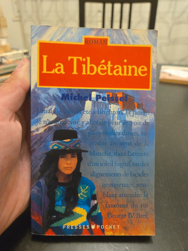 Livre roman "la tibetaine" de michel peissel
