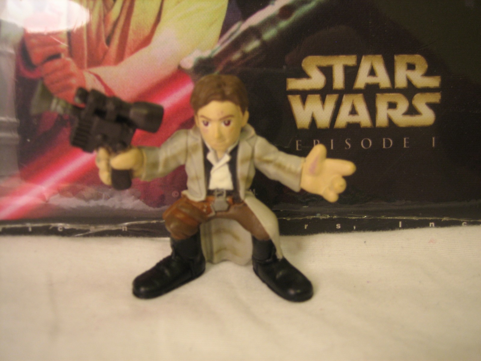 HAN SOLO ENDOR STAR WARS GALACTIC HEROES PLAYSKOOL 2007 RETURN OF THE JEDI