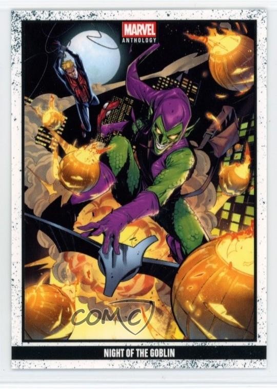 2025 Panini Marvel Anthology Spider-Man Goblin Verde Notte della #46 1vy7