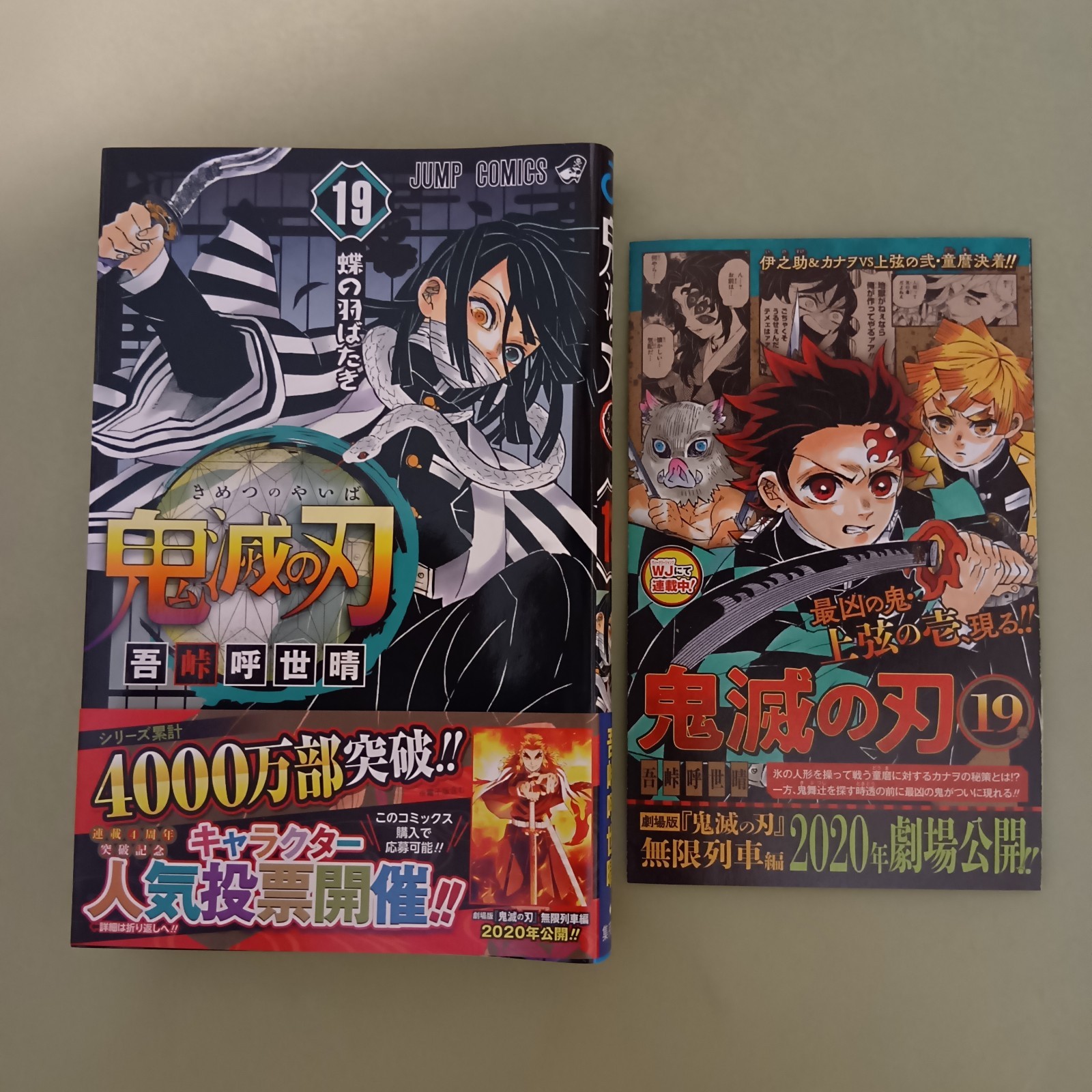 Demon Slayer: Kimetsu no Yaiba Vol.19 con OBI 2020 1° STAMPA MANGA GIAPPONESE