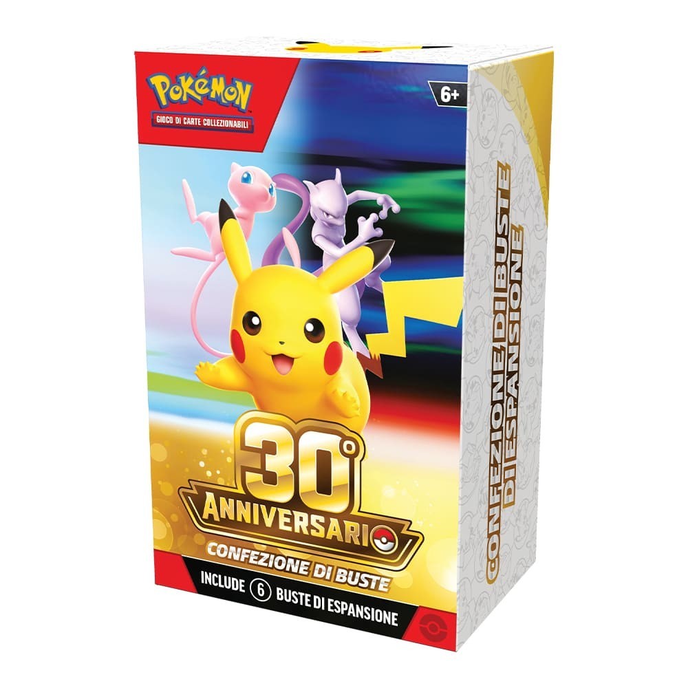 Pokémon 30th Anniversario Confezione 6 buste BUNDLE ITA - PREORDER ✅ 