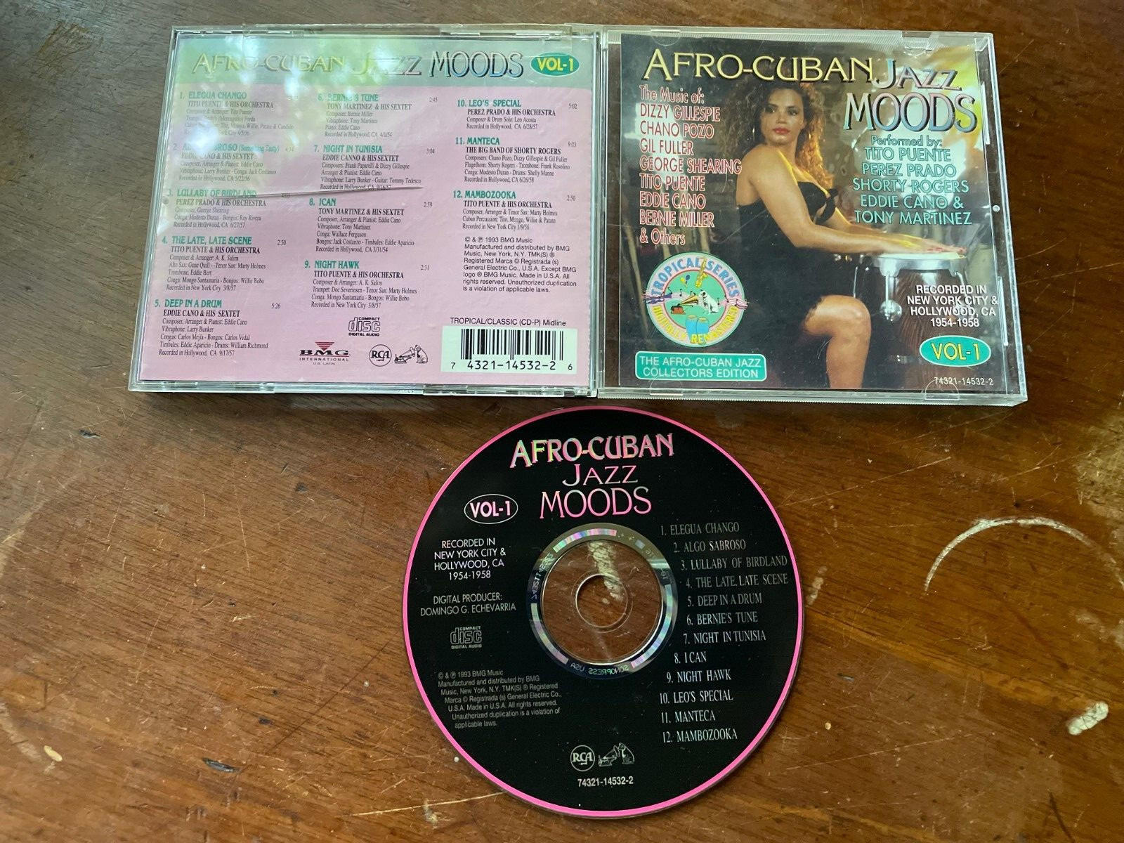 Afro Cuban Jazz Moods (Used CD, 1954/8) Tito Puente, Perez Prado, Shorty Rogers