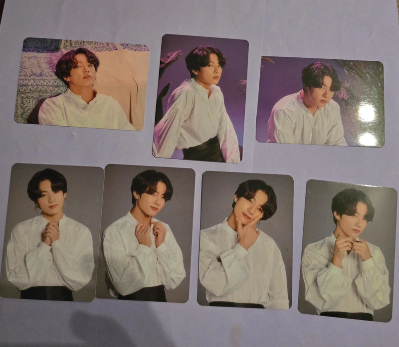 Bts set 7 photocard jk magic shop