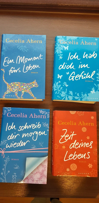4x Cecelia Ahern Buch, Roman, Krüger, Fischer Verlage