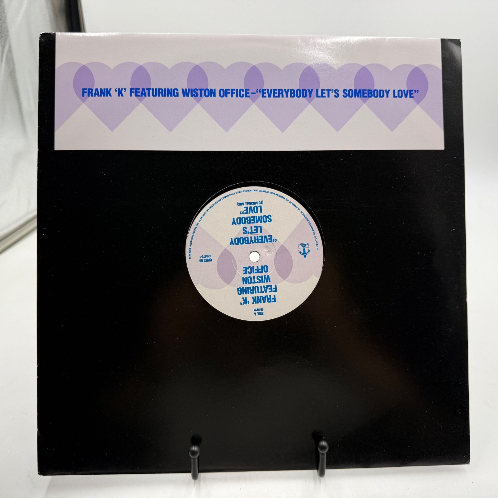 Frank 'K'* Featuring Wiston Office – Everybody Let's Somebody Love - UK 12" ExCo