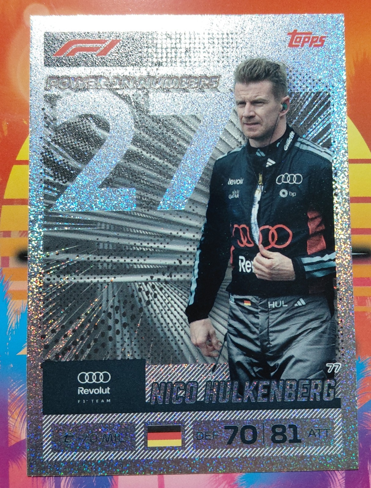 Topps Formula 1 Topps Turbo Attax 2026 Power in Numbers Nico Hulkenberg #77