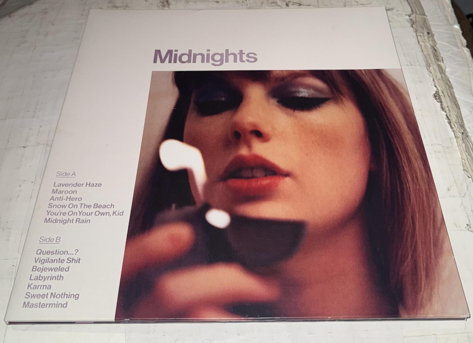 Taylor Swift Vinyl Record Midnights Night Album 2022 Pop Purple LP Colored Music