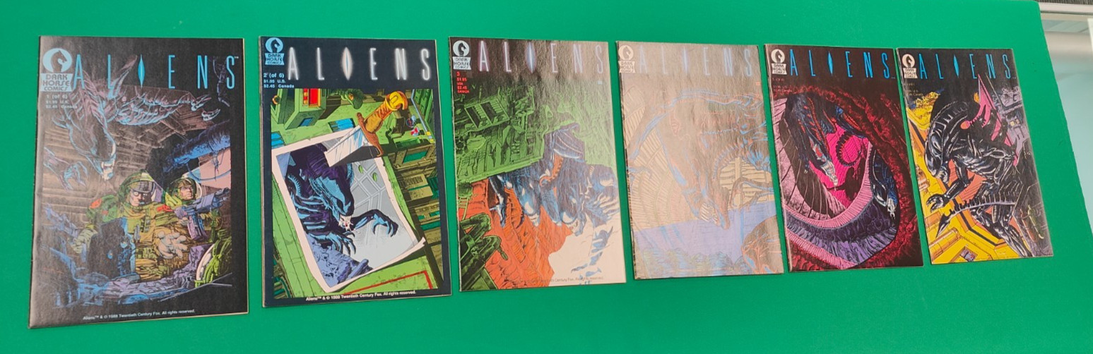 Aliens #1-6 Complete Set VF- to VF+ 1988 Dark Horse KEYS All 1st prints!