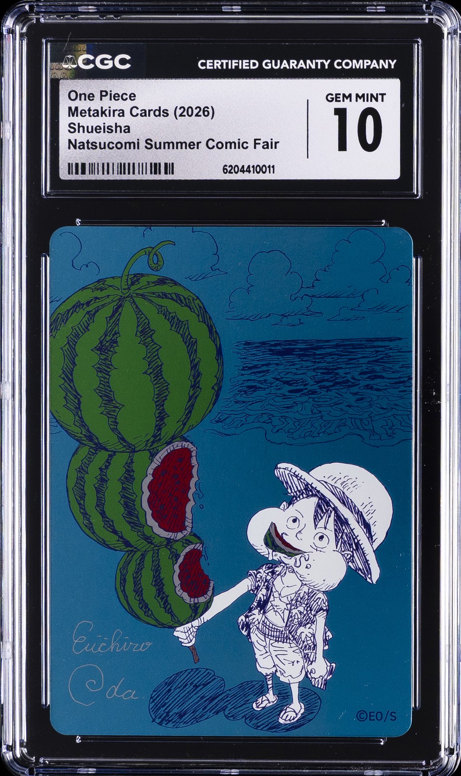 2026 METAKIRA CARDS NATSUCOMI ESTATE FUMETTO FIERA PEZZO UNICO CGC 10 GEM MINT