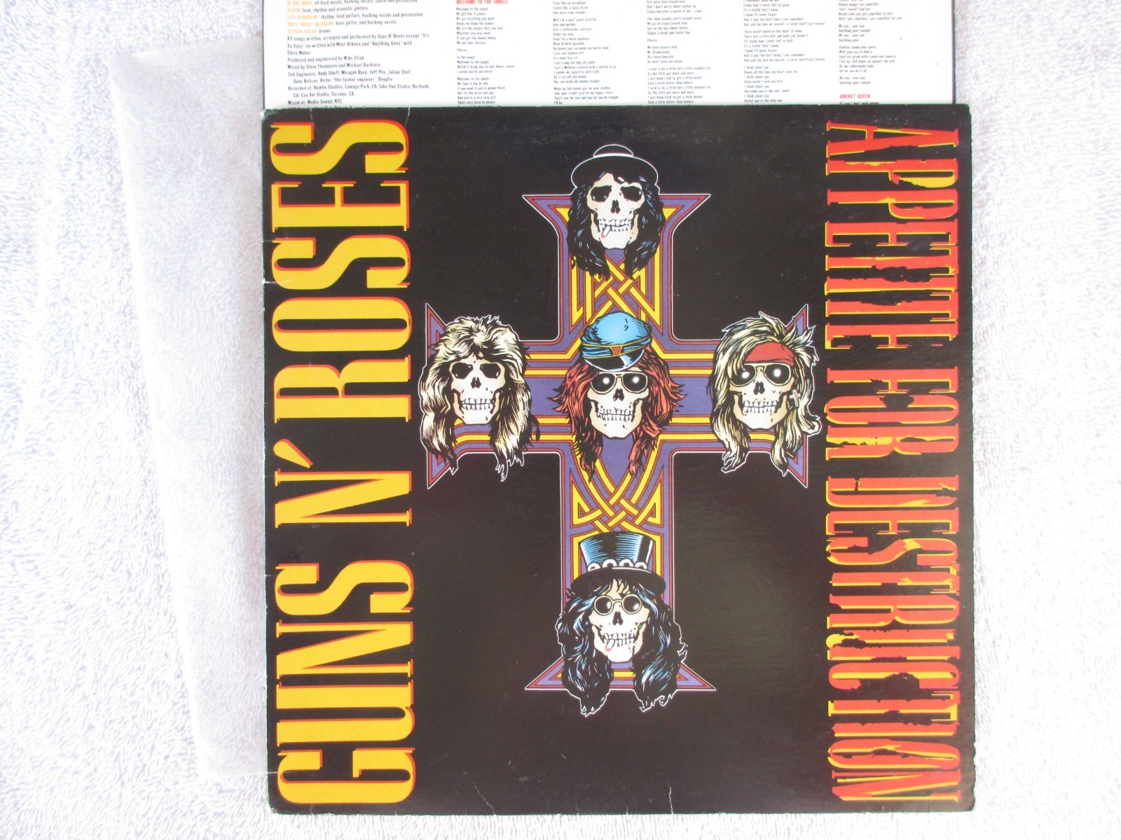 Guns & Roses-Appetite for Destruction OG 1987 #24148 EX-