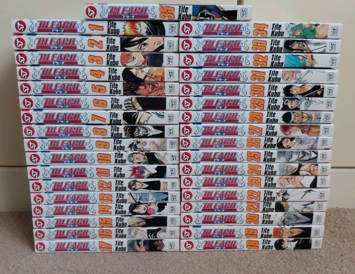 Bleach English Manga Volumes 1-35