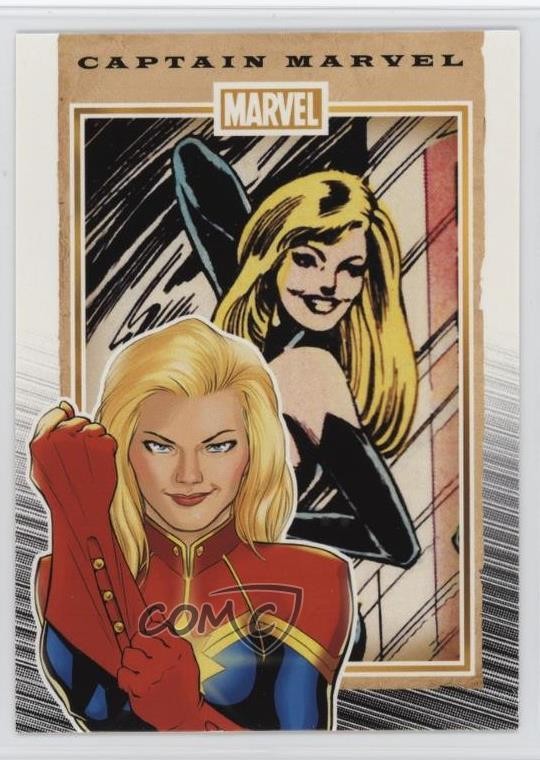 2014 Rittenhouse Marvel 75th Anniversary Ms Marvel Captain Marvel #15 05k6