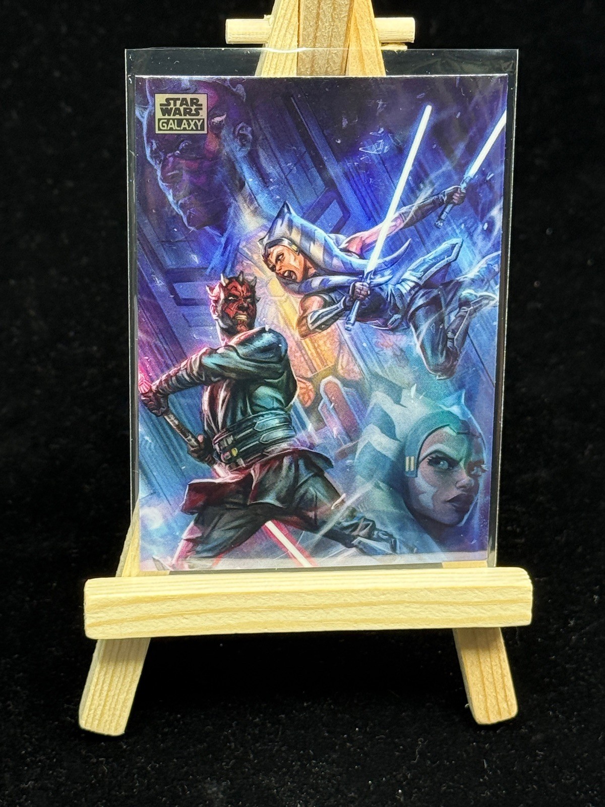 2024 Topps Star Wars Chrome Last Lesson, Ahsoka Tabi v Darth Maul Refractor  #73