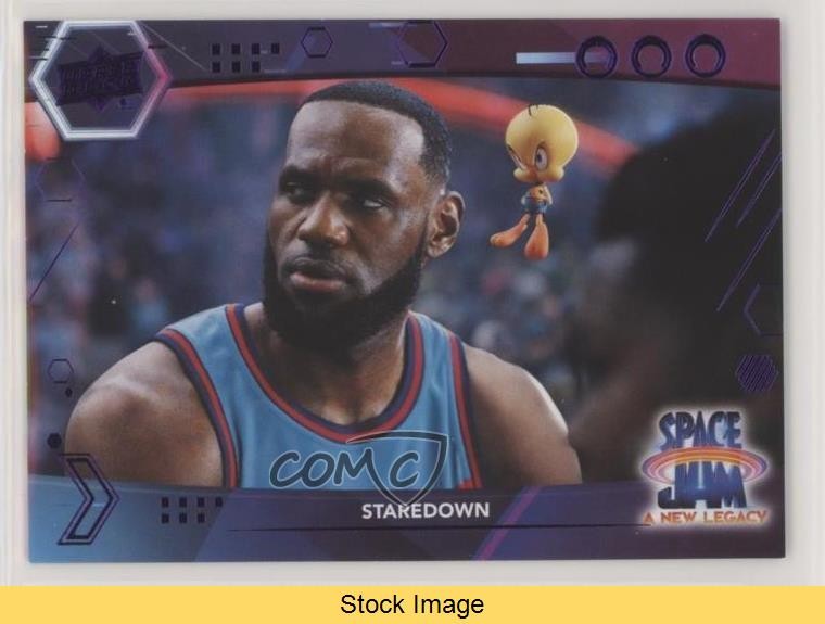 2021 Space Jam A New Legacy Pink Neon LeBron James Tweety Bird #55 READ 0n8