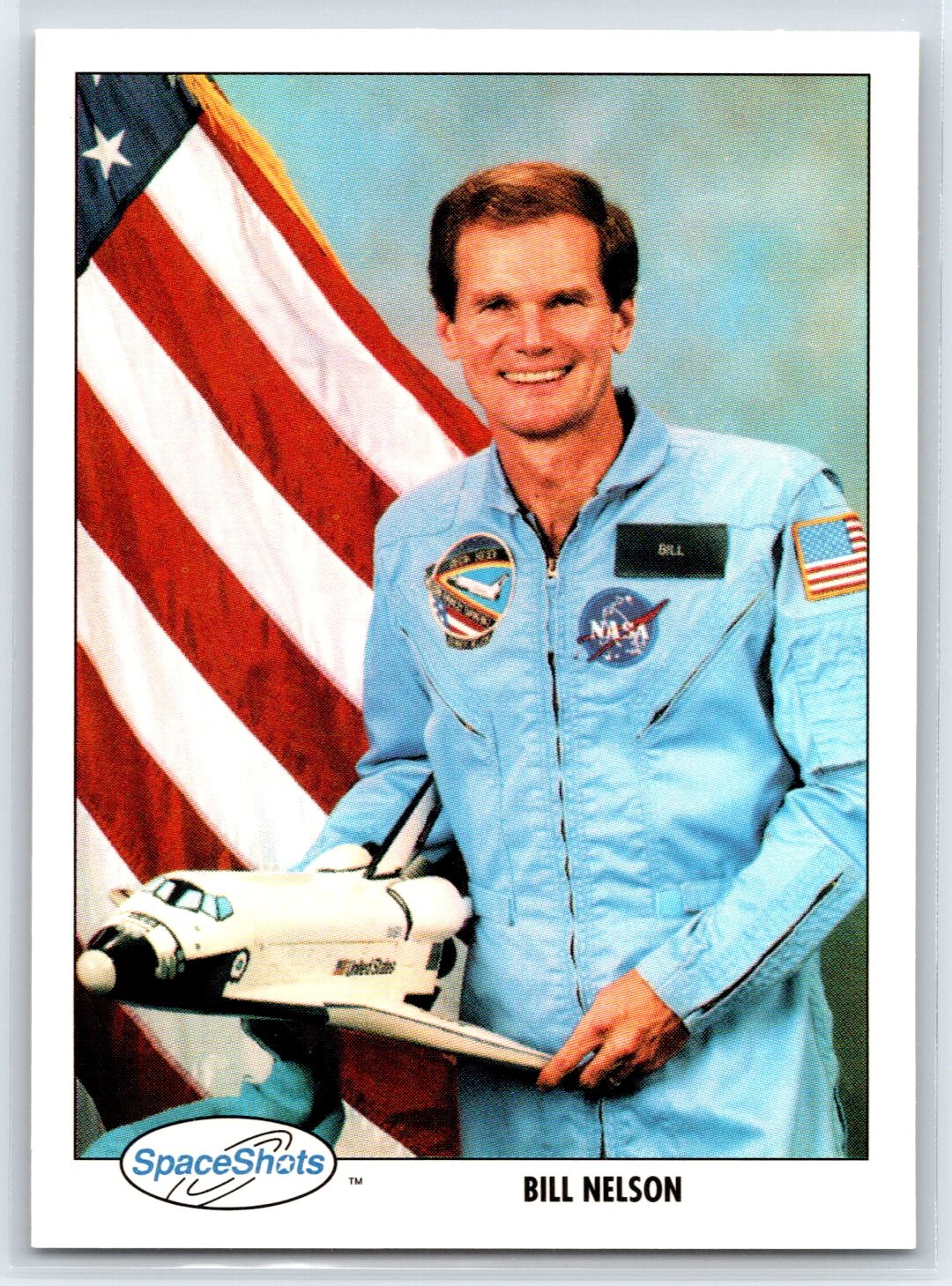 1990-92 Space Ventures Space Shots Bill Nelson #0133