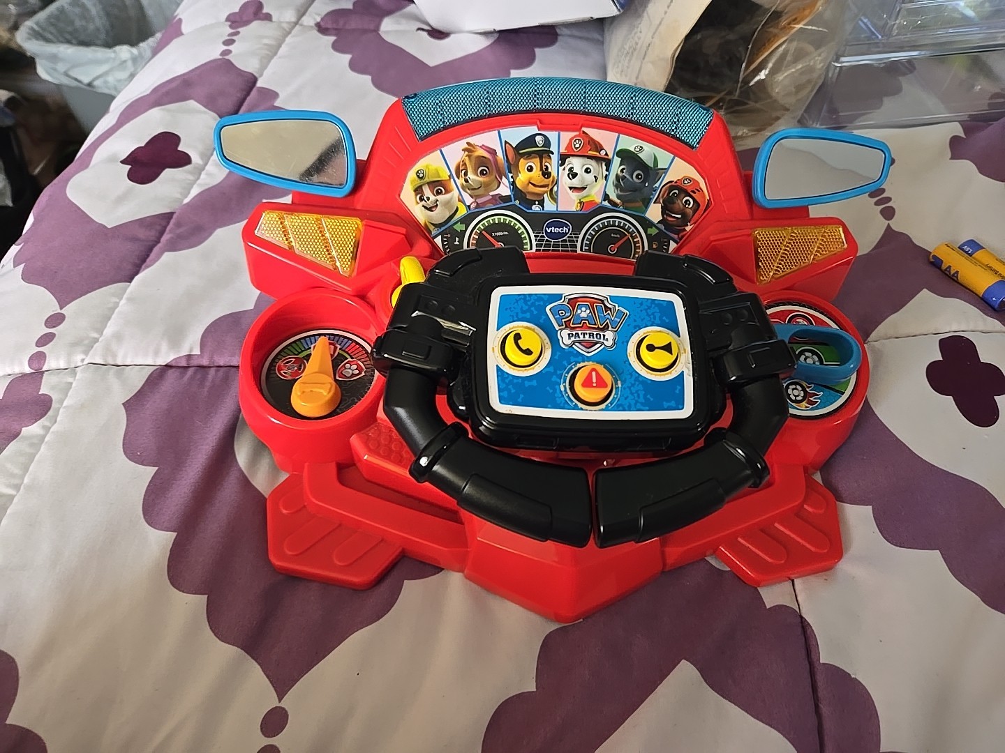 VTech Paw Patrol Cuccioli al Soccorso Driver Volante Giocattolo Funziona B22