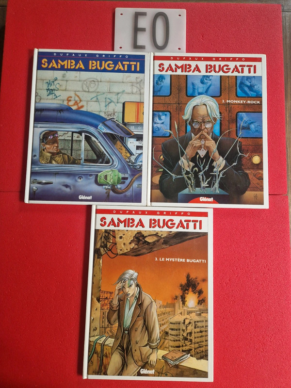 Lot de 3 bd samba bugatti 1 à 3,EO