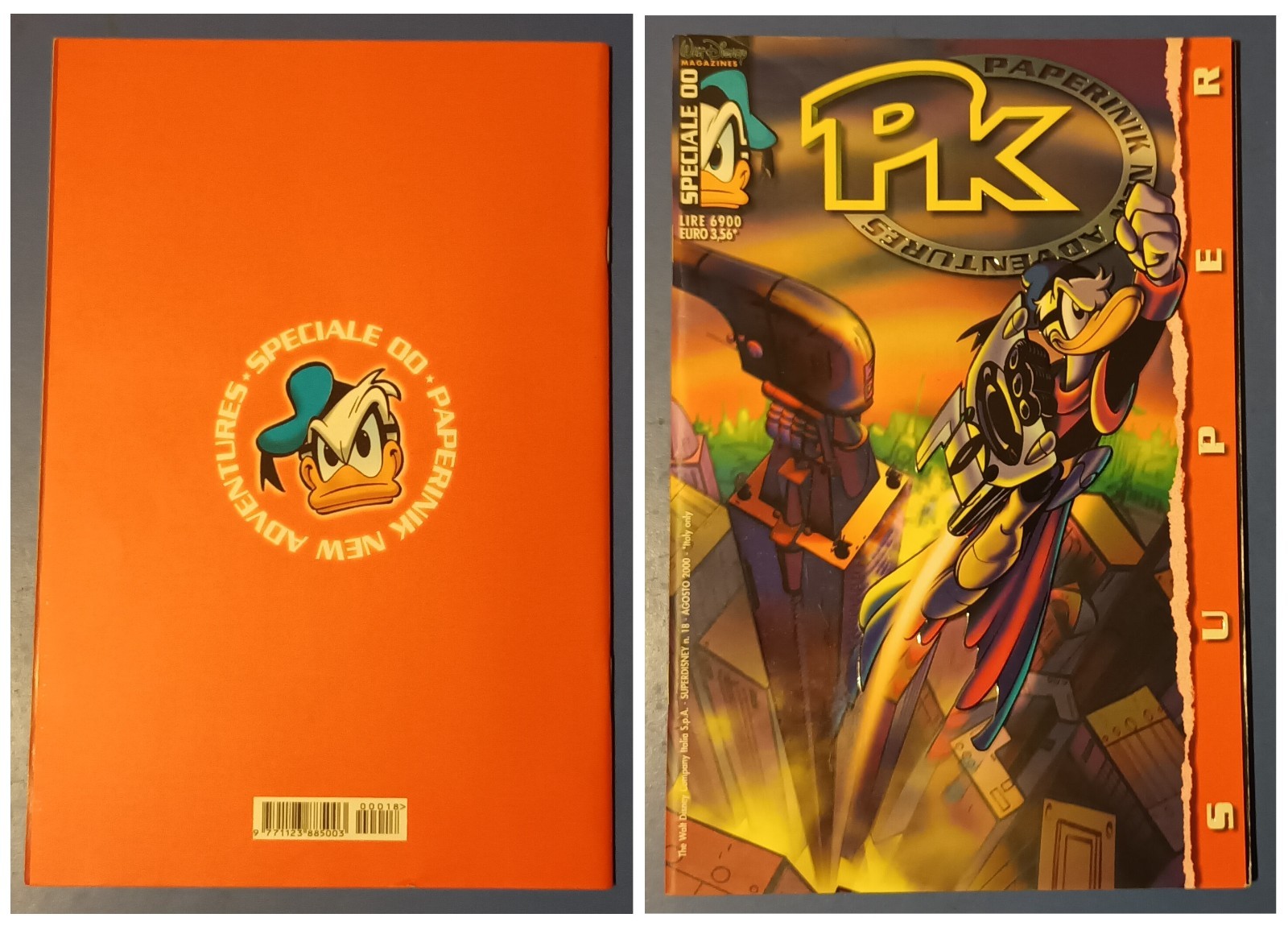 PKNA speciale 00, anno 2000, PK New Adventures Paperinik Pikappa, Super