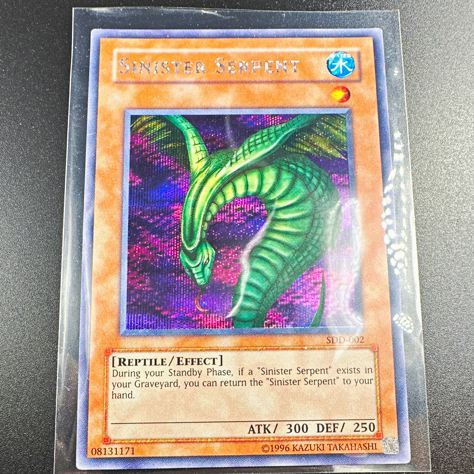 Konami Yu-Gi-Oh! Sinister Serpent SDD-002 Ultra Rare Holo Limited 300/250